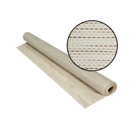 Phifer Vinylcoated Polyester Exterior Shading Fabric, Blocks 80 Heat, 60x25', Stucco, One Roll 3021801